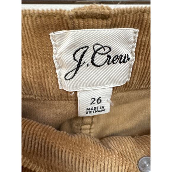 J Crew Vintage Slim Straight Corduroy Pants Tan Size 26 - Picture 4 of 6